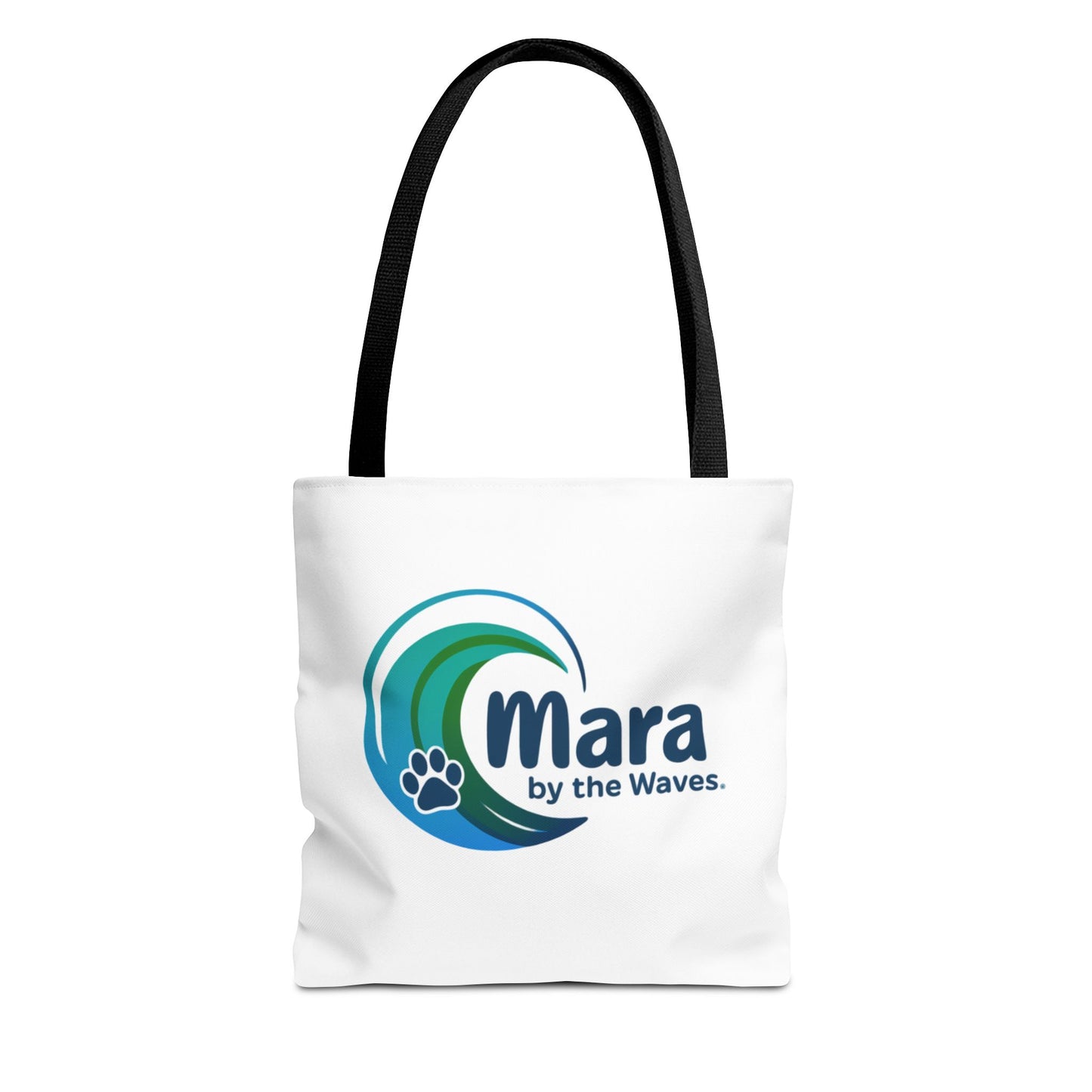 Beach Tote Bag- Golden Retriever/Mara by the Waves Logo