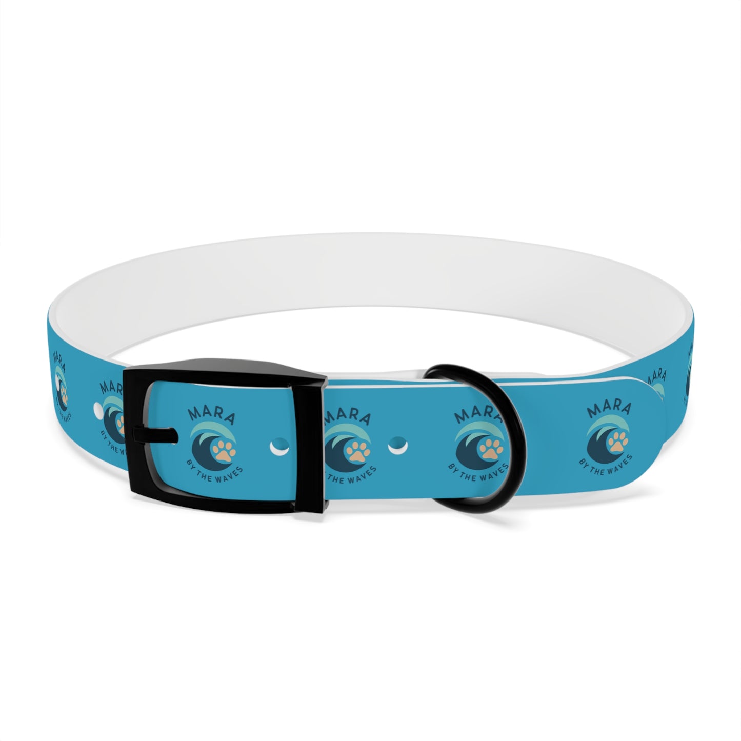 Mara by the Waves custom dog collar