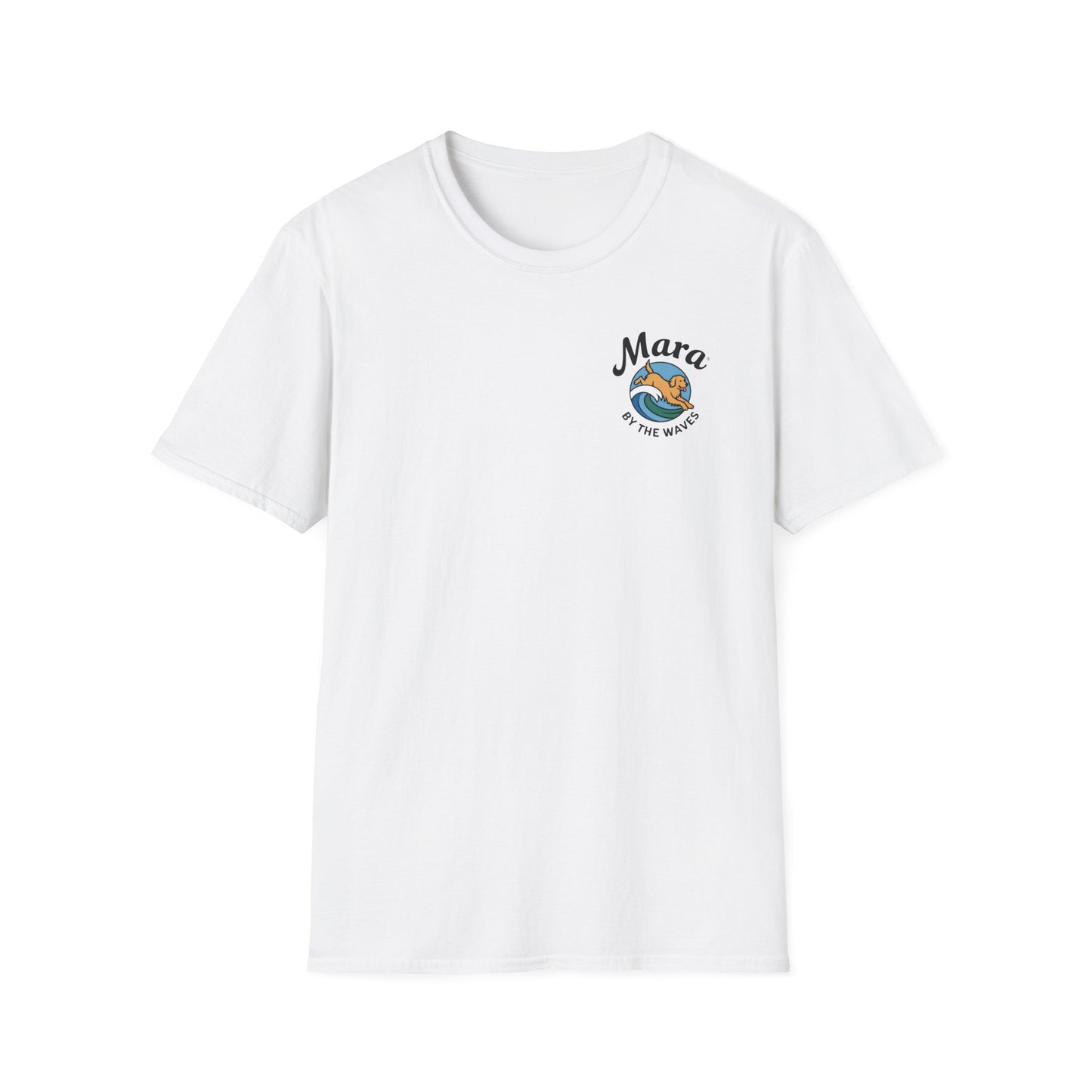 Golden Retriever Ocean Logo T-Shirt