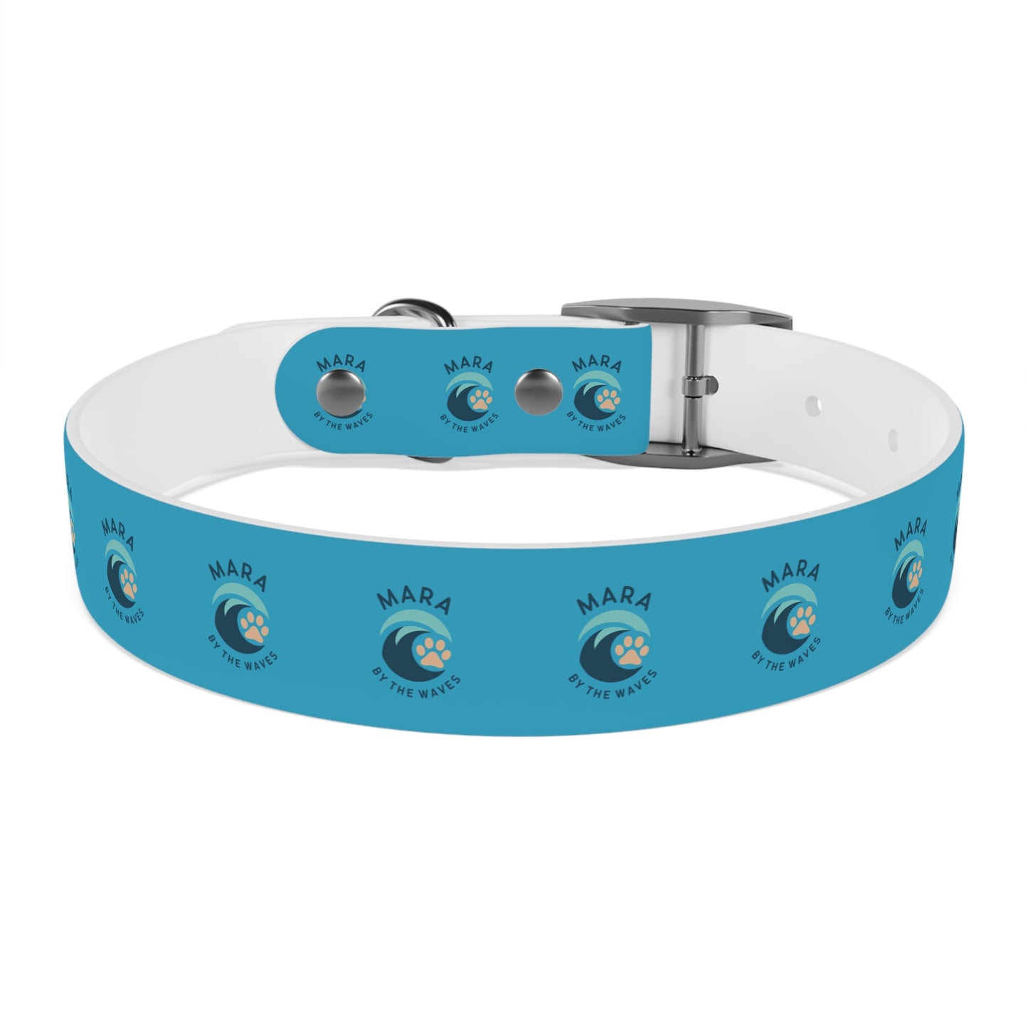 Mara by the Waves custom dog collar