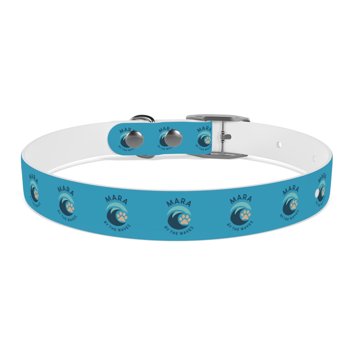Mara by the Waves custom dog collar