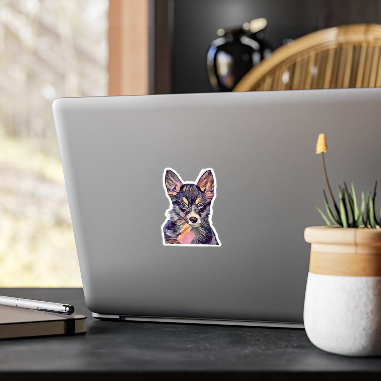 Vinyl Decal - Corgi Sticker Inspired by Tulsa from Texas