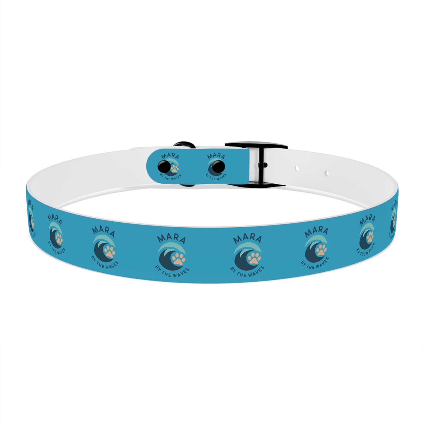 Mara by the Waves custom dog collar