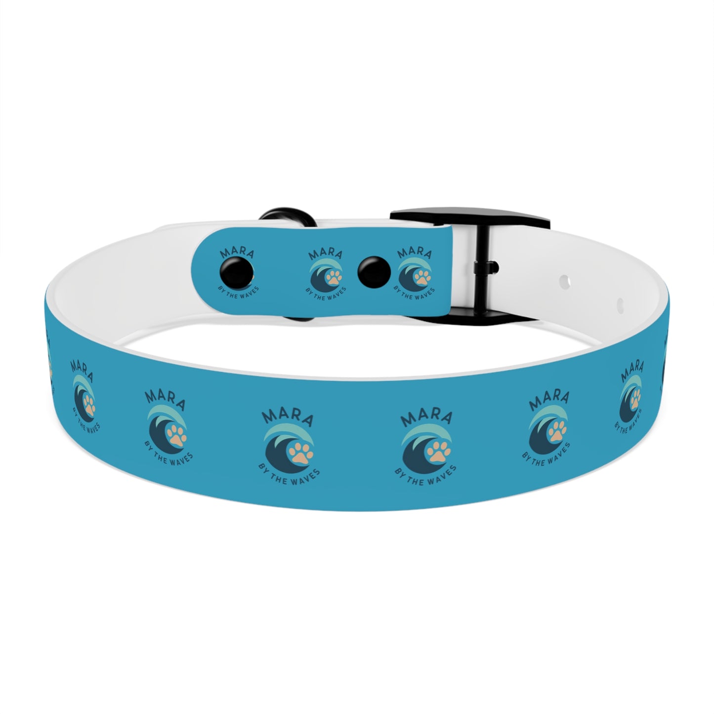 Mara by the Waves custom dog collar