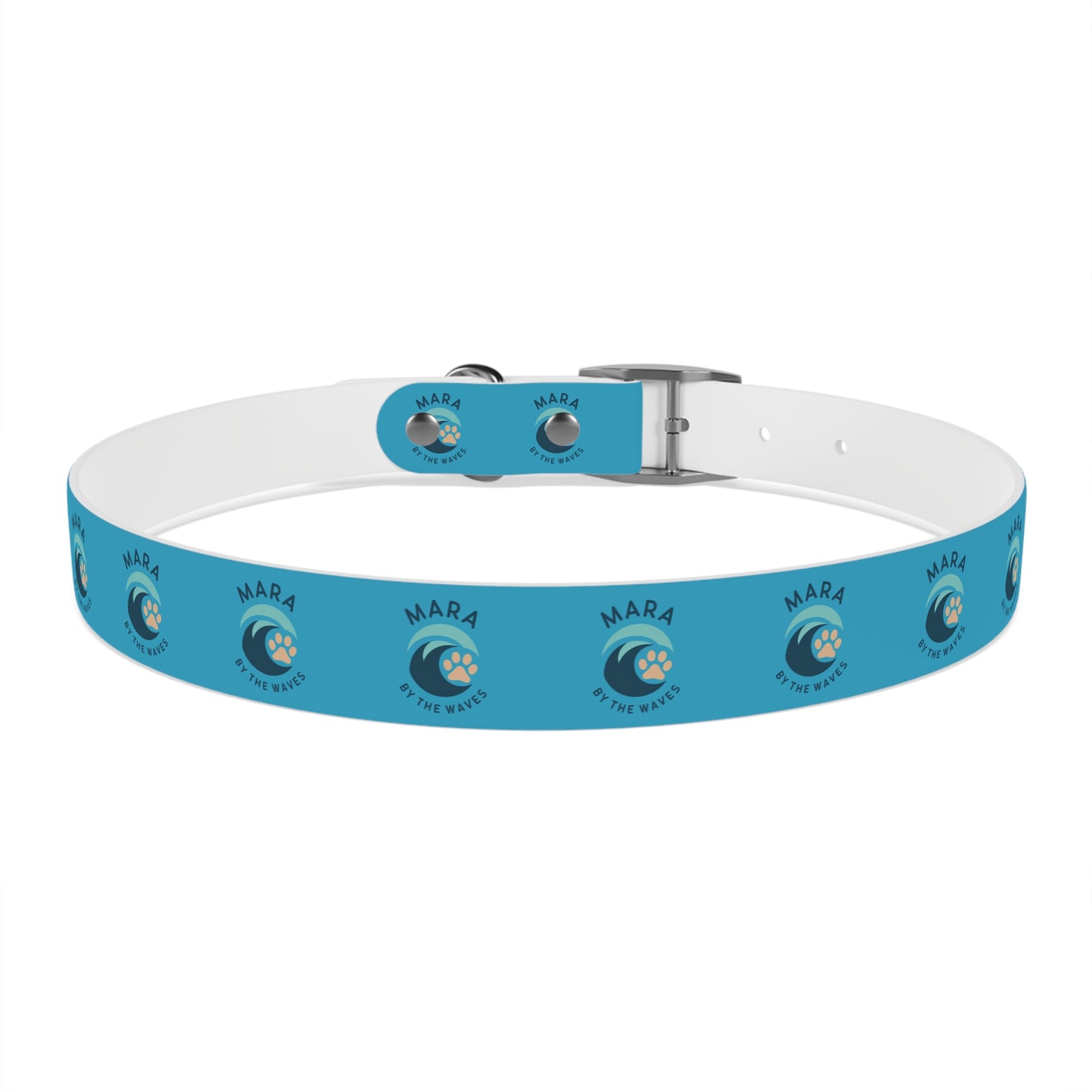 Mara by the Waves custom dog collar
