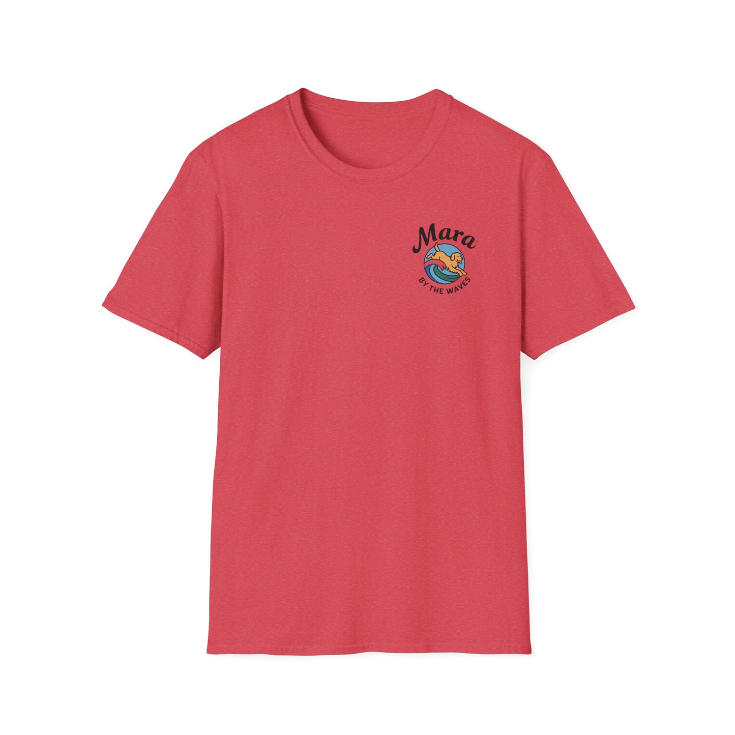 Golden Retriever Ocean Logo T-Shirt