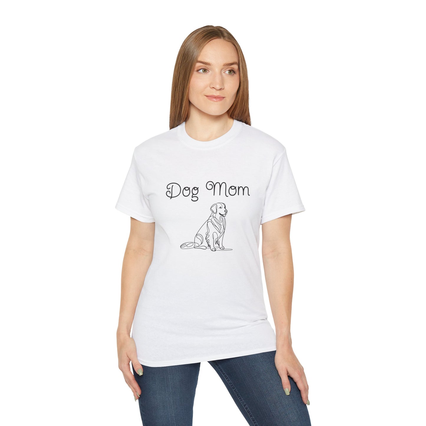 Women's Dog Mom Tee - Unisex Ultra Cotton T-Shirt