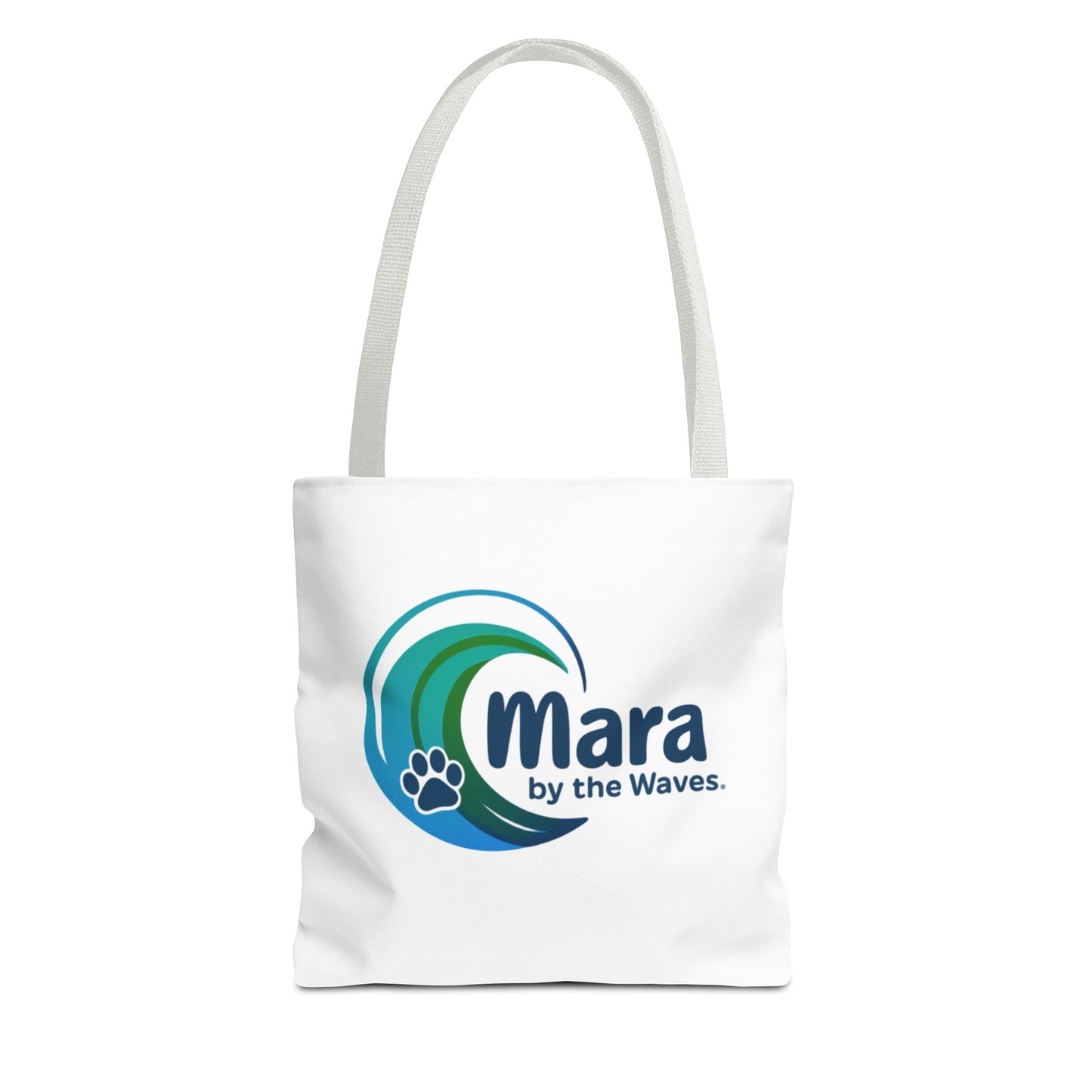 Beach Tote Bag- Golden Retriever/Mara by the Waves Logo