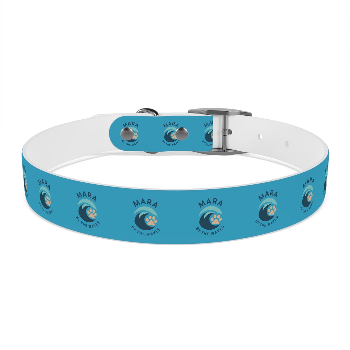 Mara by the Waves custom dog collar