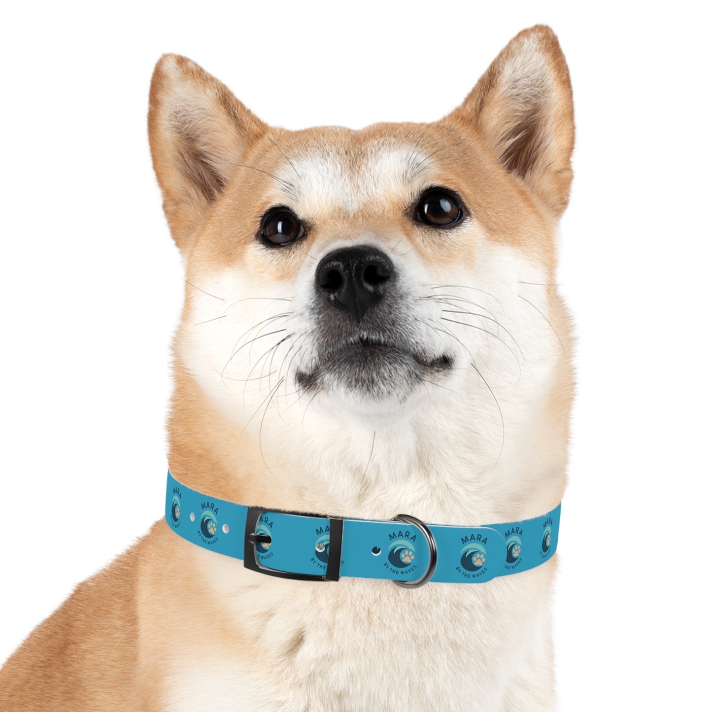 Mara by the Waves custom dog collar