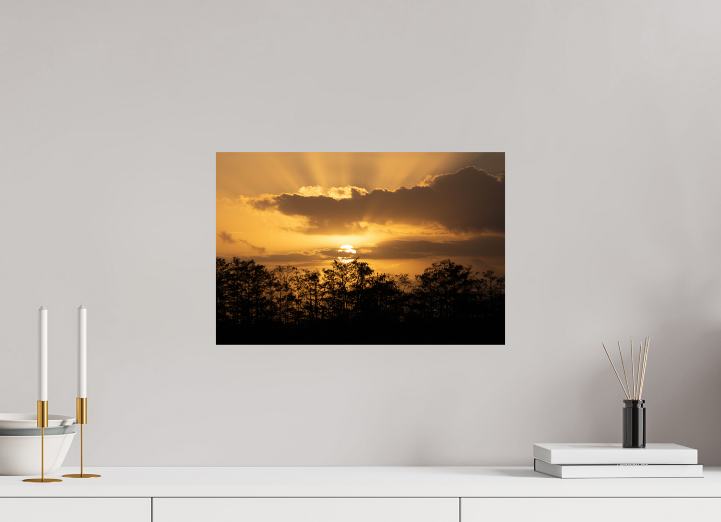 Everglades Sunrise Photo Print On Fuji Crystal DP II