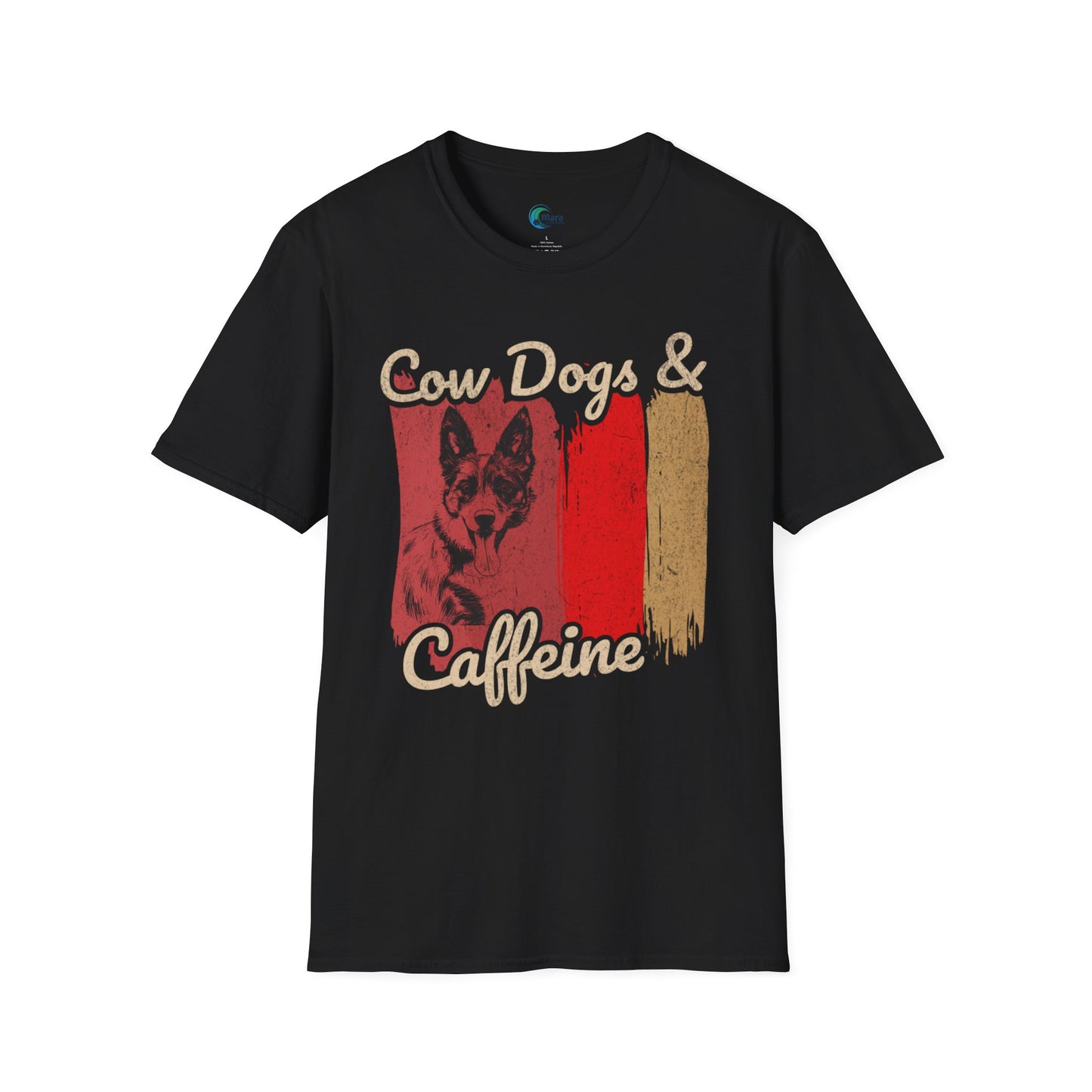 Cow Dogs and Caffeine Unisex T-Shirt