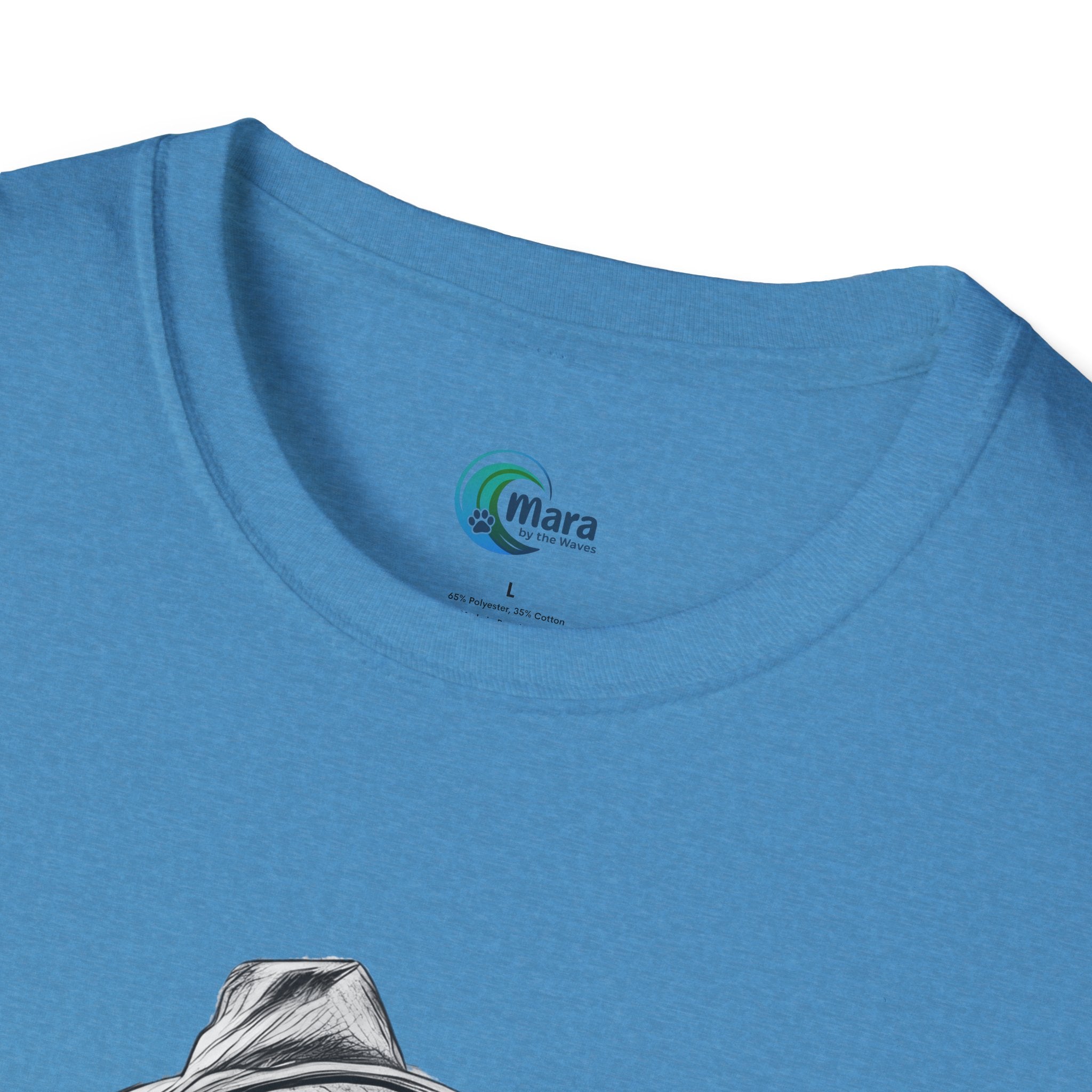 Golden Retriever with Hat & Sunglasses T-Shirt