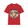 First Mate Boat Dog T-Shirt — Golden Retriever Nautical Tee