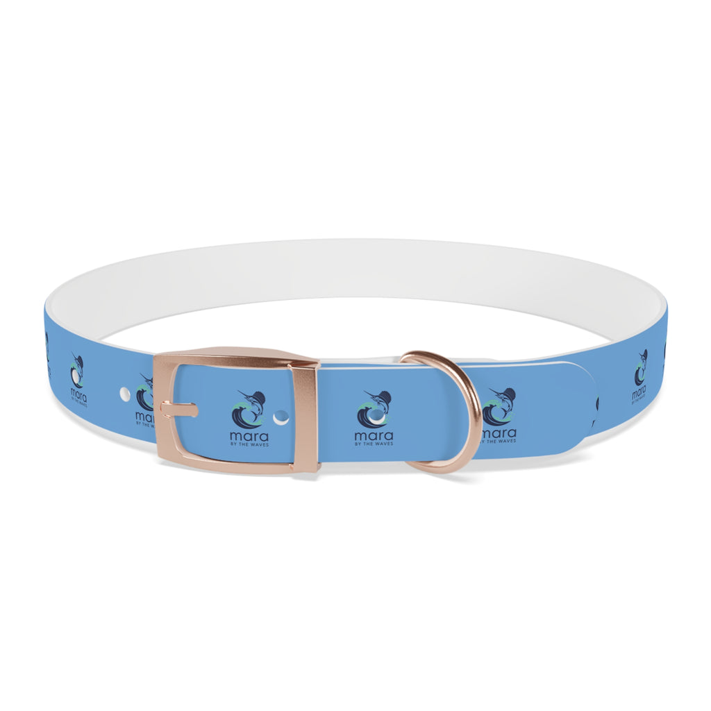 Sail Fish Mara by the Waves Logo Dog Collar - Durable Waterproof Pet Collar for Everyday Wear