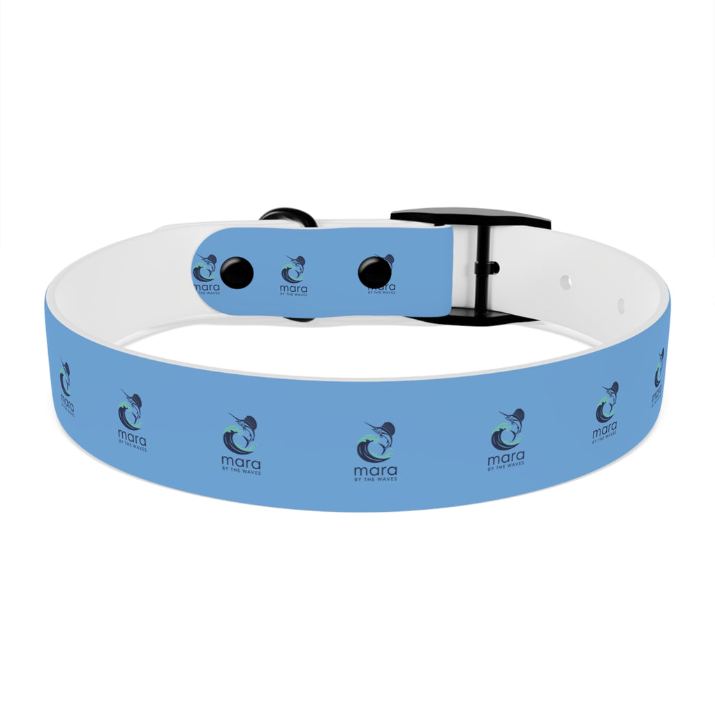 Sail Fish Mara by the Waves Logo Dog Collar - Durable Waterproof Pet Collar for Everyday Wear