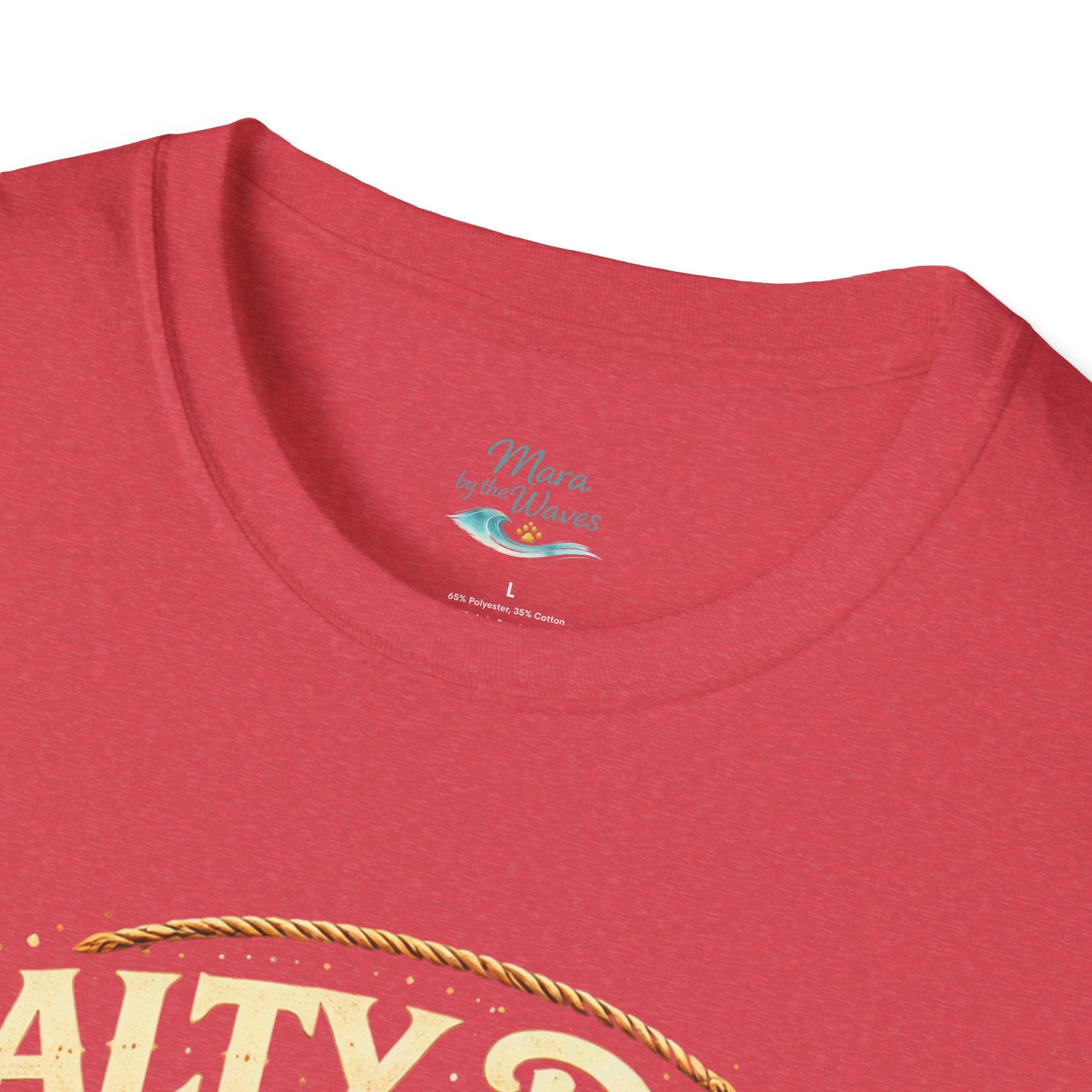 Salty Dog Beach T-Shirt — Retro Surf Dog Graphic Tee