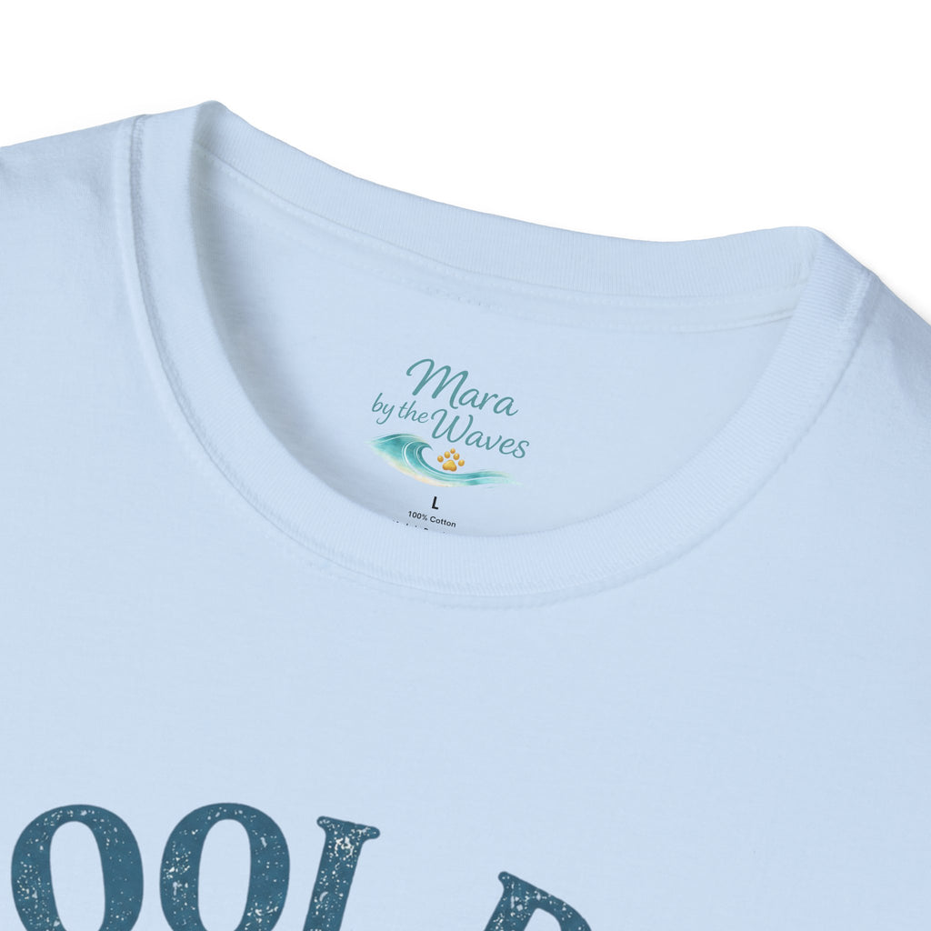 Pool Day T‑Shirt — Retro Golden Retrievers ‘Good Dogs, Good Times’ Beach Tee