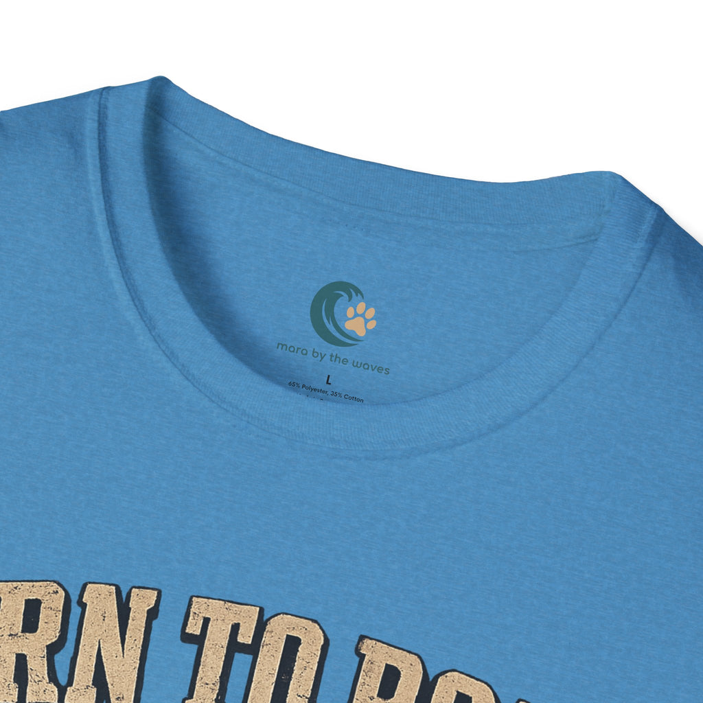 Born to Roam Dog T-Shirt — Golden Retriever 'Live Free Stay Wild' Graphic Tee