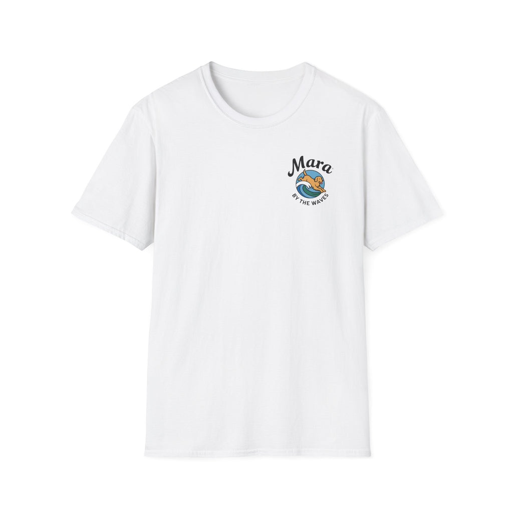 Golden Retriever Ocean Logo T-Shirt