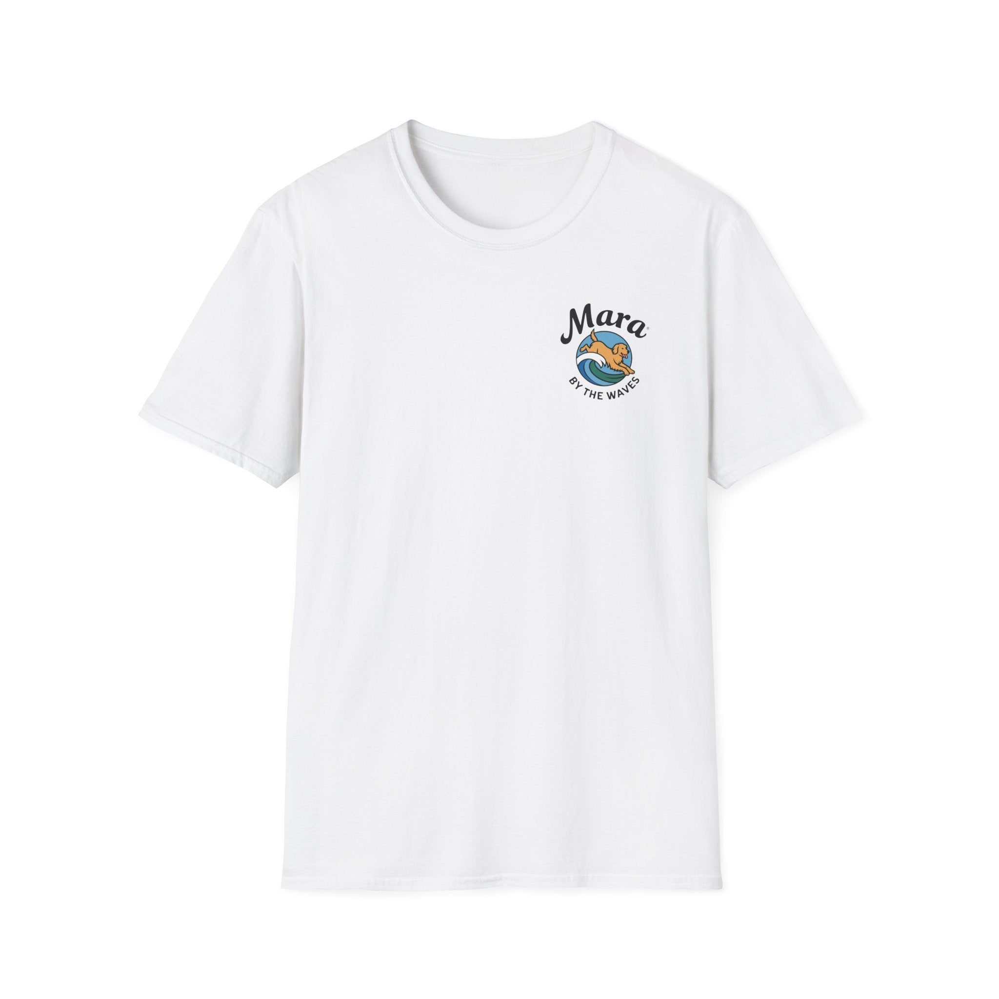 Golden Retriever Ocean Logo T-Shirt