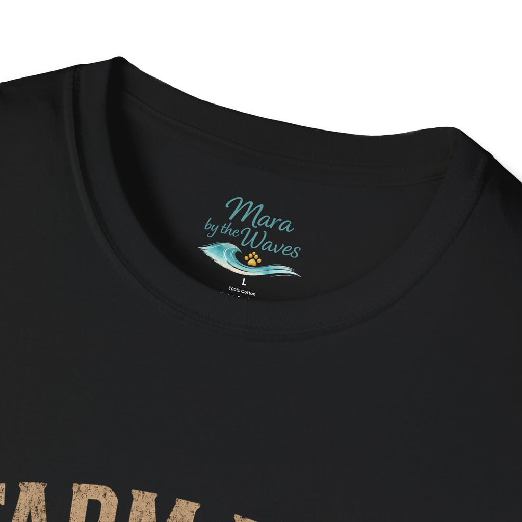 Farm Dog T-Shirt - "Born to Work" Tractor & Dog Graphic Tee