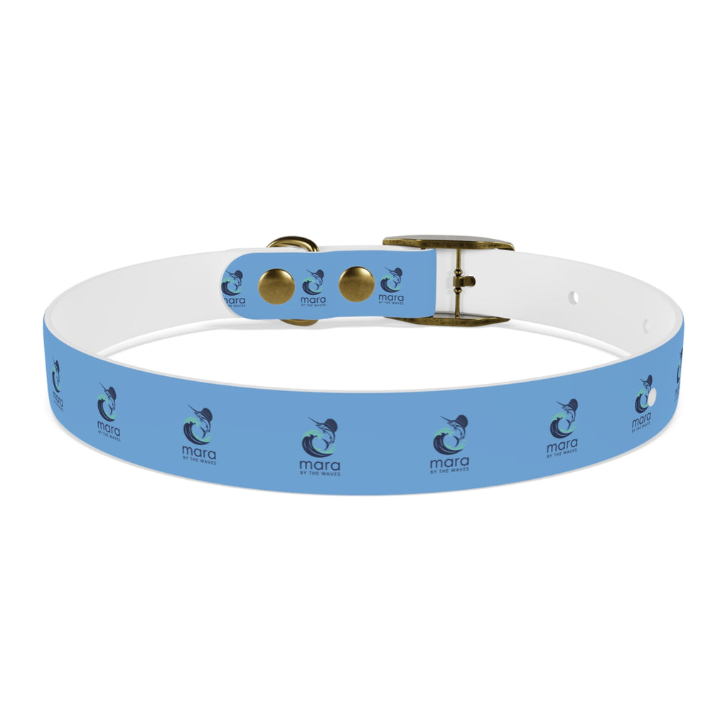 Sail Fish Mara by the Waves Logo Dog Collar - Durable Waterproof Pet Collar for Everyday Wear