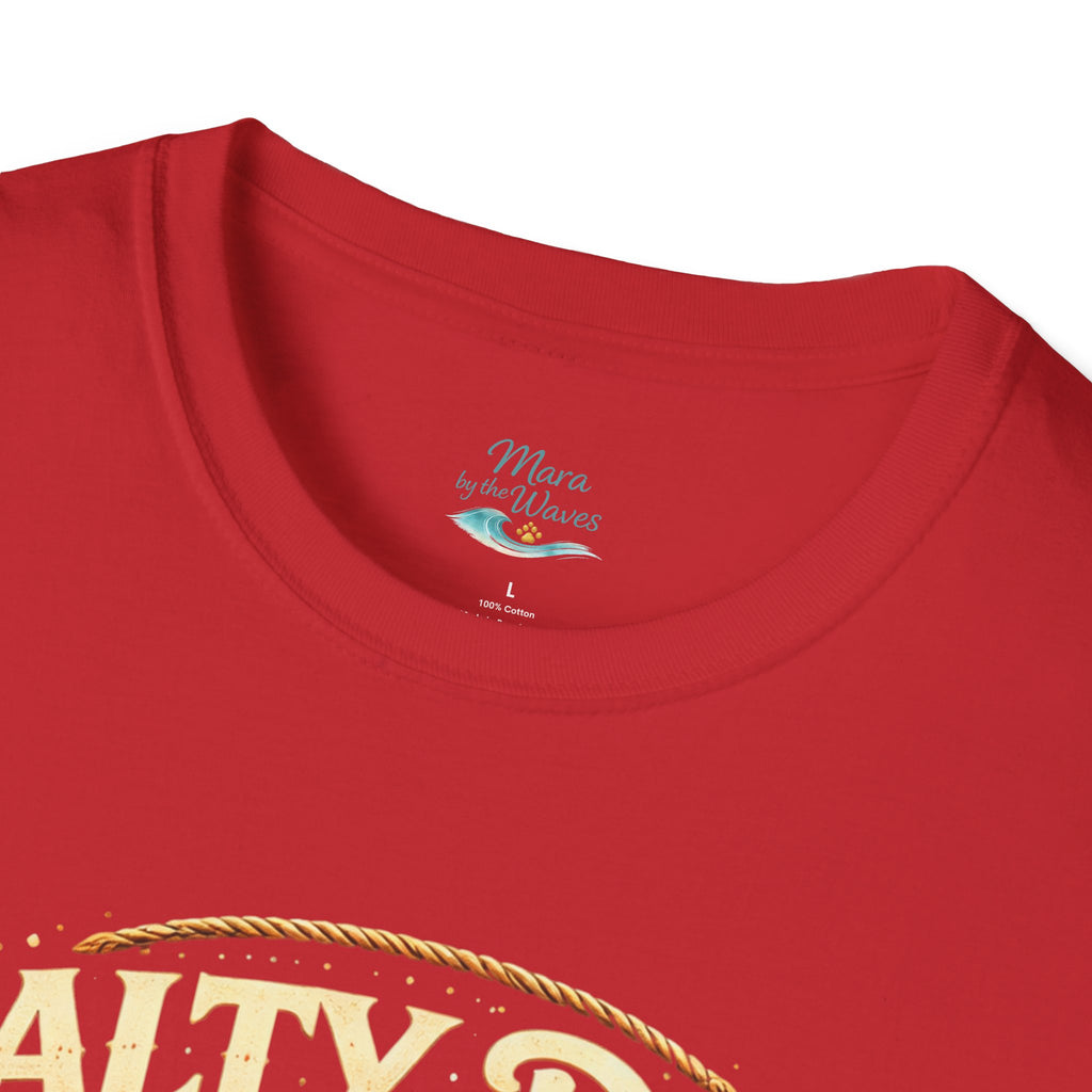 Salty Dog Beach T-Shirt — Retro Surf Dog Graphic Tee