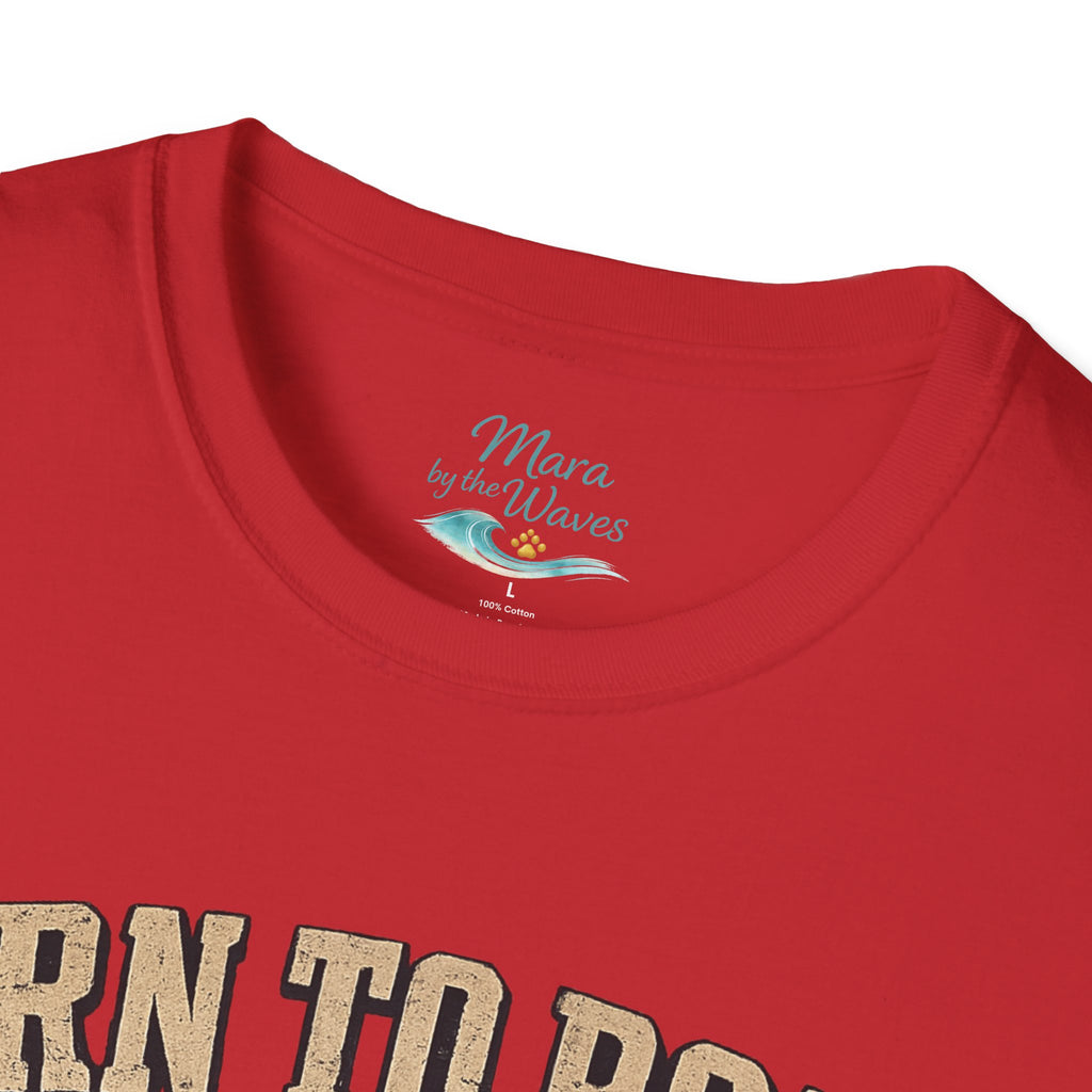 Born to Roam Dog T-Shirt — Golden Retriever 'Live Free Stay Wild' Graphic Tee