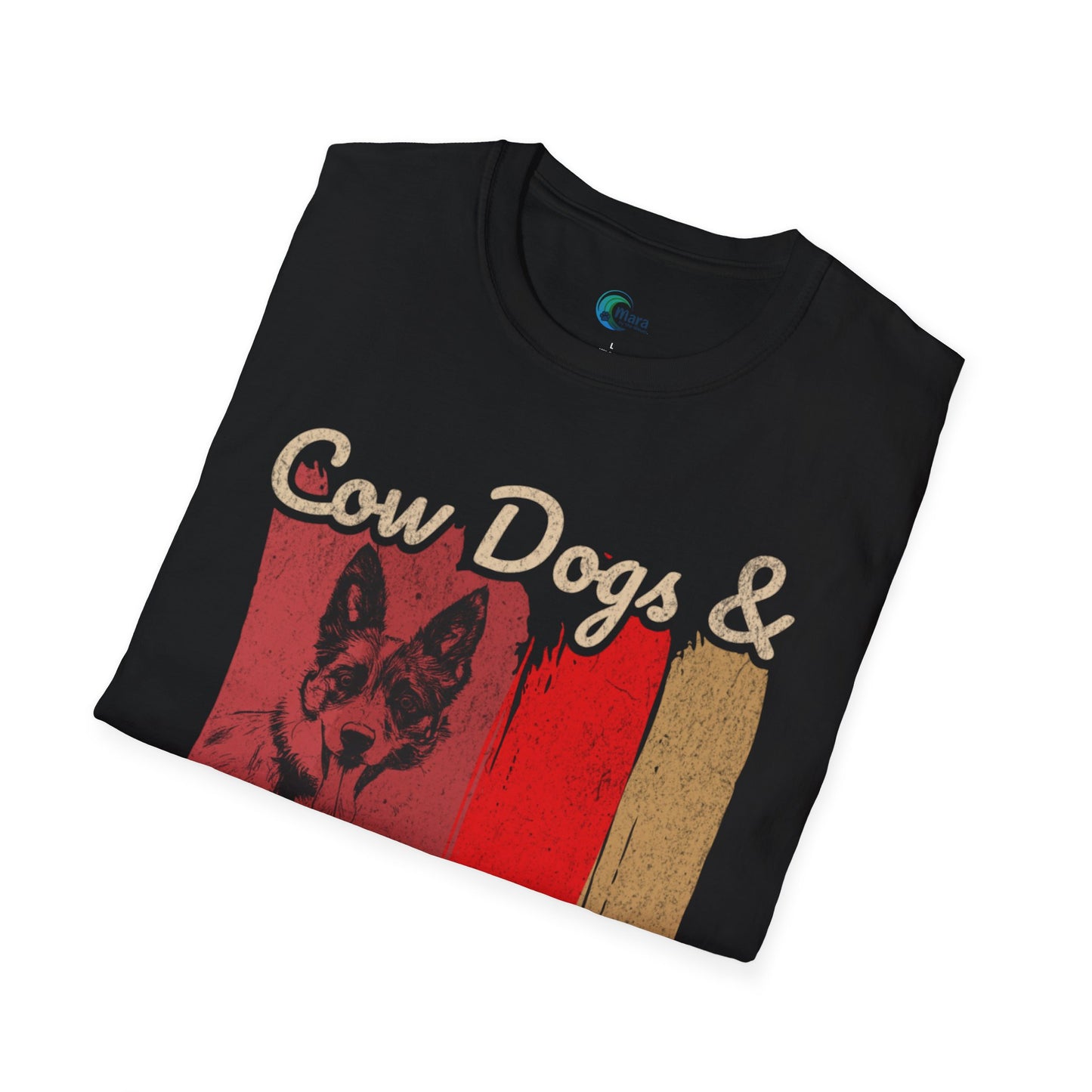 Cow Dogs and Caffeine Unisex T-Shirt