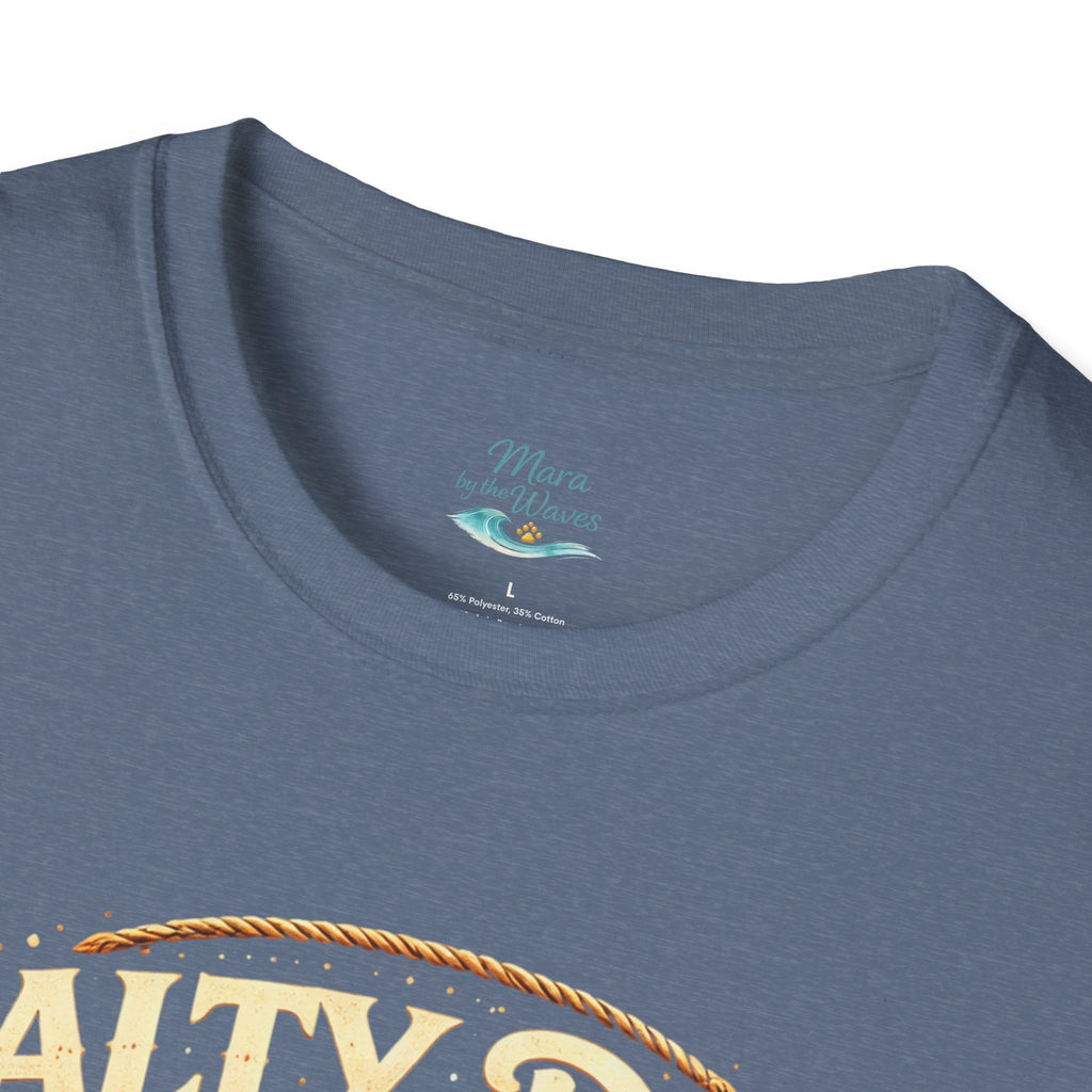 Salty Dog Beach T-Shirt — Retro Surf Dog Graphic Tee