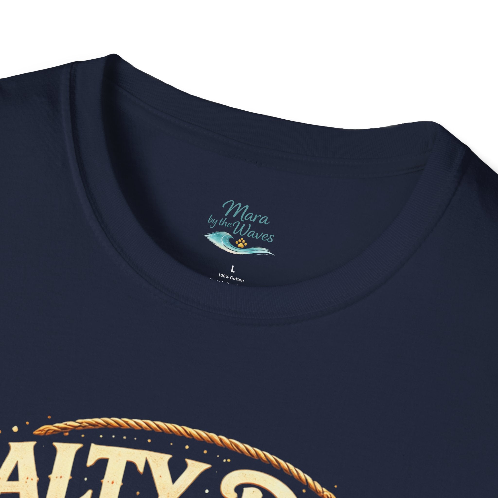 Salty Dog Beach T-Shirt — Retro Surf Dog Graphic Tee