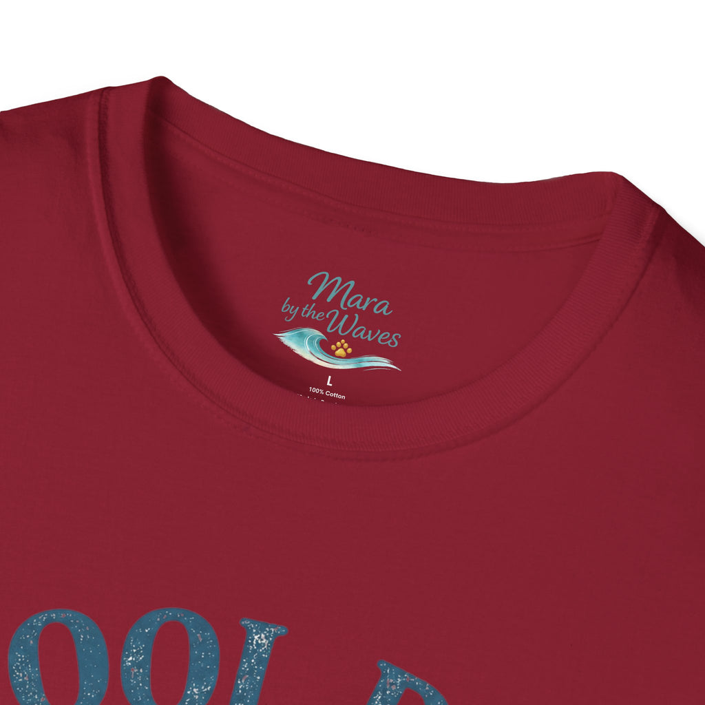 Pool Day T‑Shirt — Retro Golden Retrievers ‘Good Dogs, Good Times’ Beach Tee