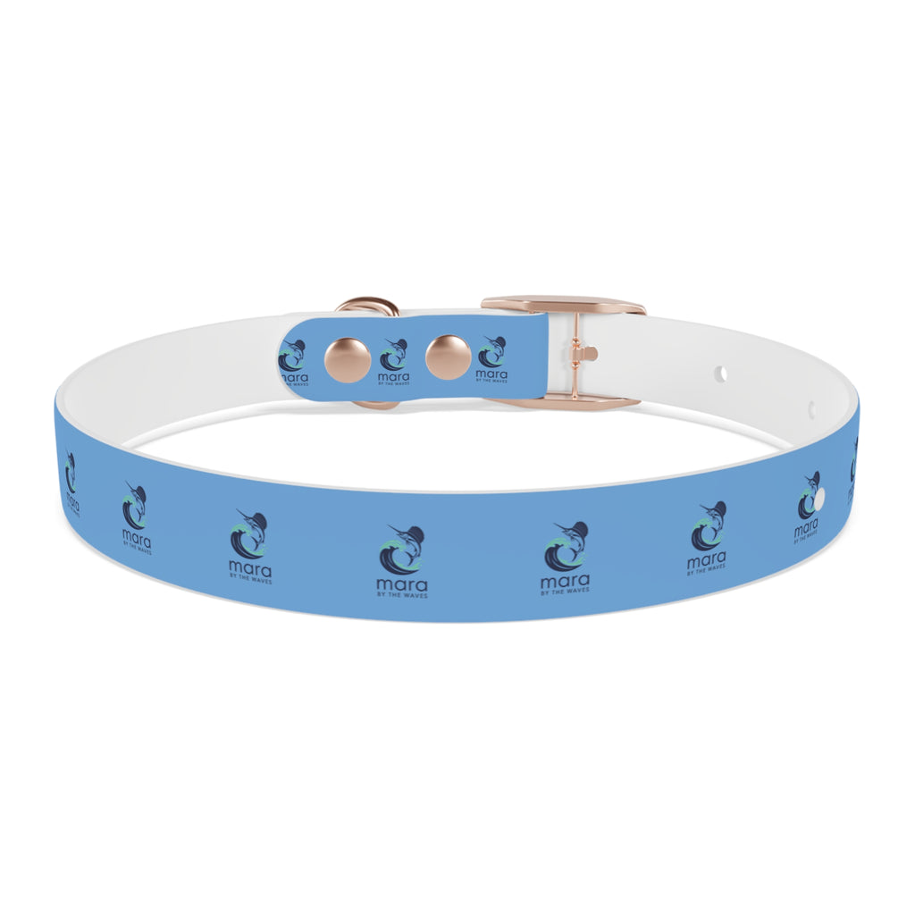 Sail Fish Mara by the Waves Logo Dog Collar - Durable Waterproof Pet Collar for Everyday Wear