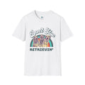 Golden Retrievers Graphic Tee - Unisex Softstyle T-Shirt - Don't Stop Retrievin'