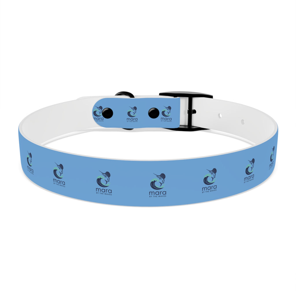 Sail Fish Mara by the Waves Logo Dog Collar - Durable Waterproof Pet Collar for Everyday Wear