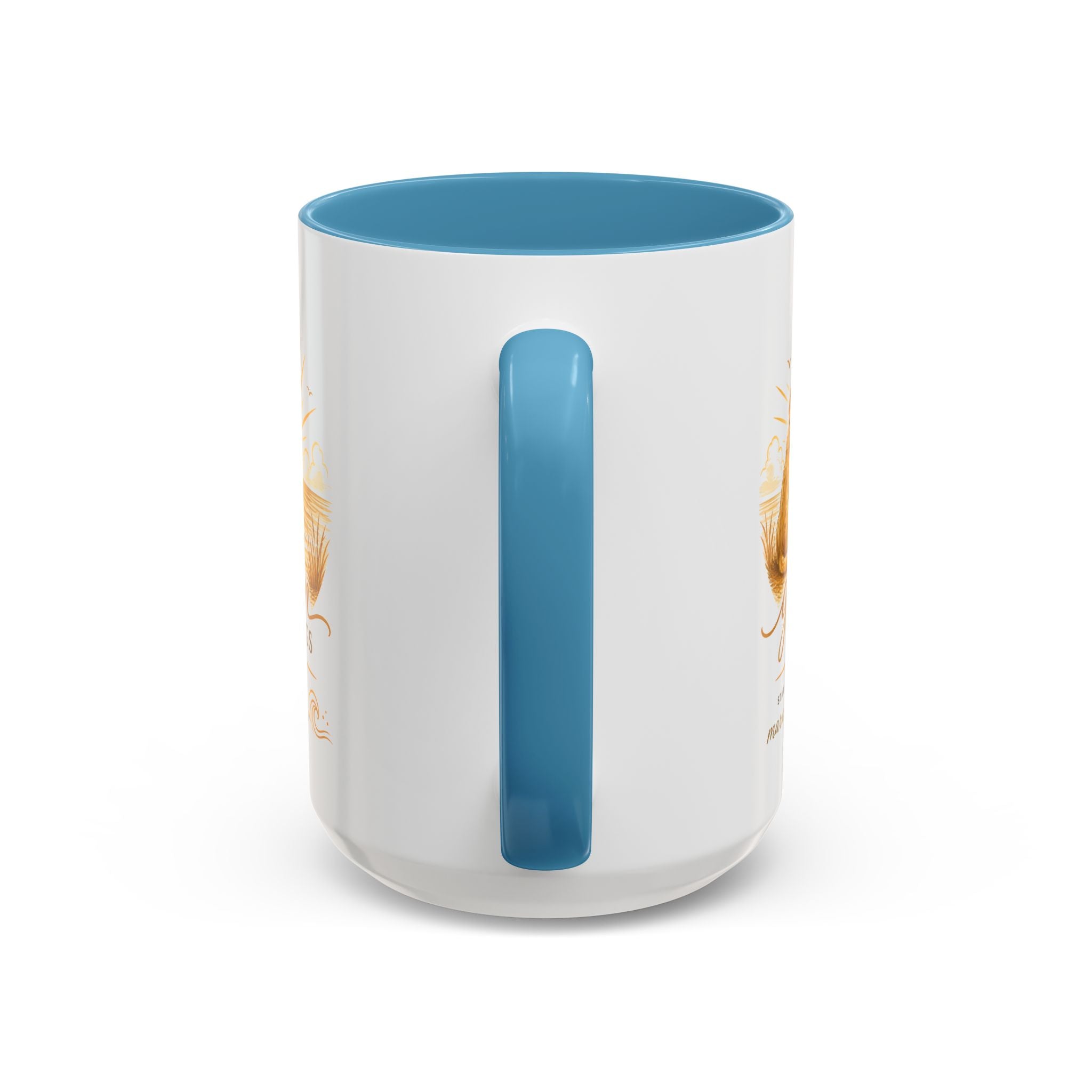 Golden Mornings Coffee Mug — Dog Sunrise Accent Mug (11/15oz)