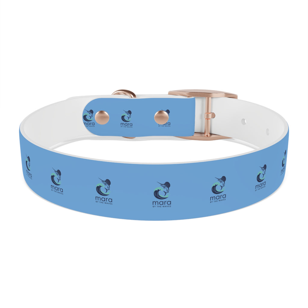 Sail Fish Mara by the Waves Logo Dog Collar - Durable Waterproof Pet Collar for Everyday Wear