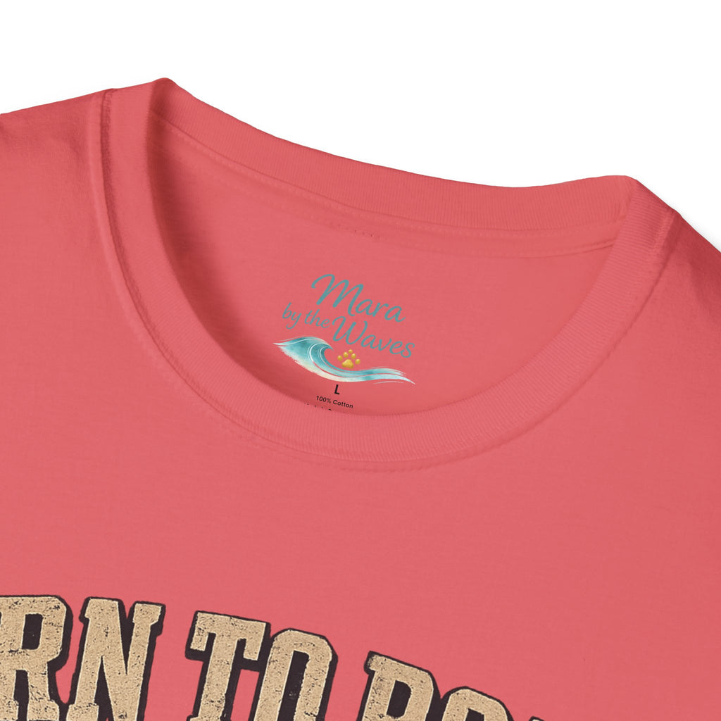 Born to Roam Dog T-Shirt — Golden Retriever 'Live Free Stay Wild' Graphic Tee