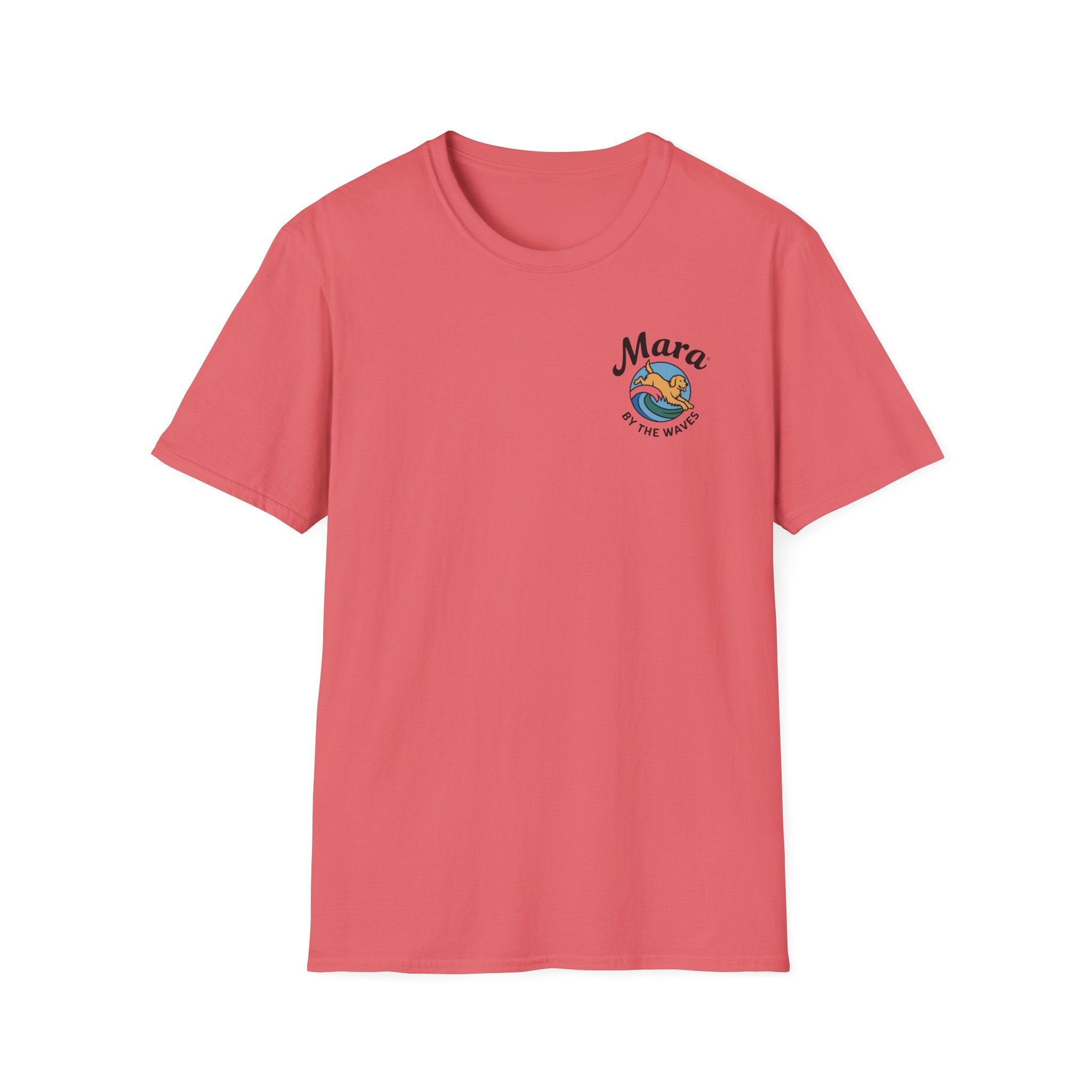 Golden Retriever Ocean Logo T-Shirt