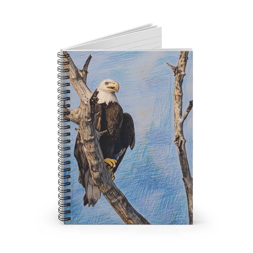 Bald Eagle Spiral Notebook Wildlife Journal (Ruled)