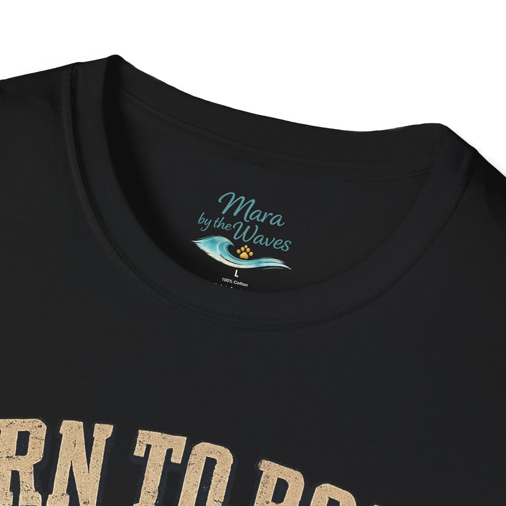 Born to Roam Dog T-Shirt — Golden Retriever 'Live Free Stay Wild' Graphic Tee