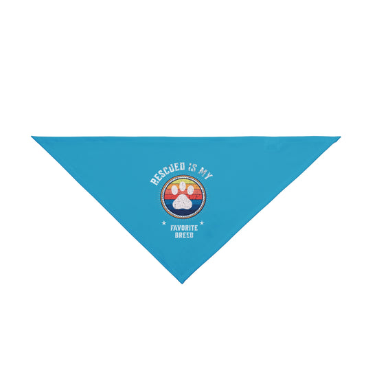 Pet Bandana - Rescued is my favorite breed