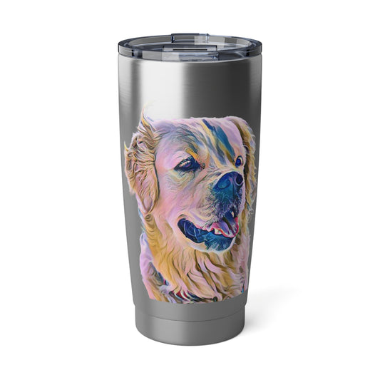 Tumbler with Golden Retriever Mara Design - 20oz