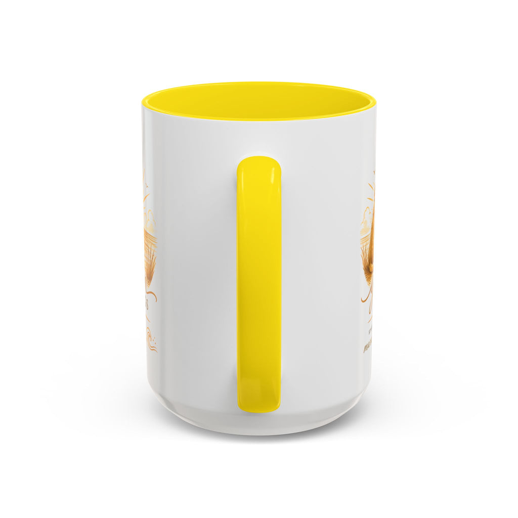 Golden Mornings Coffee Mug — Dog Sunrise Accent Mug (11/15oz)
