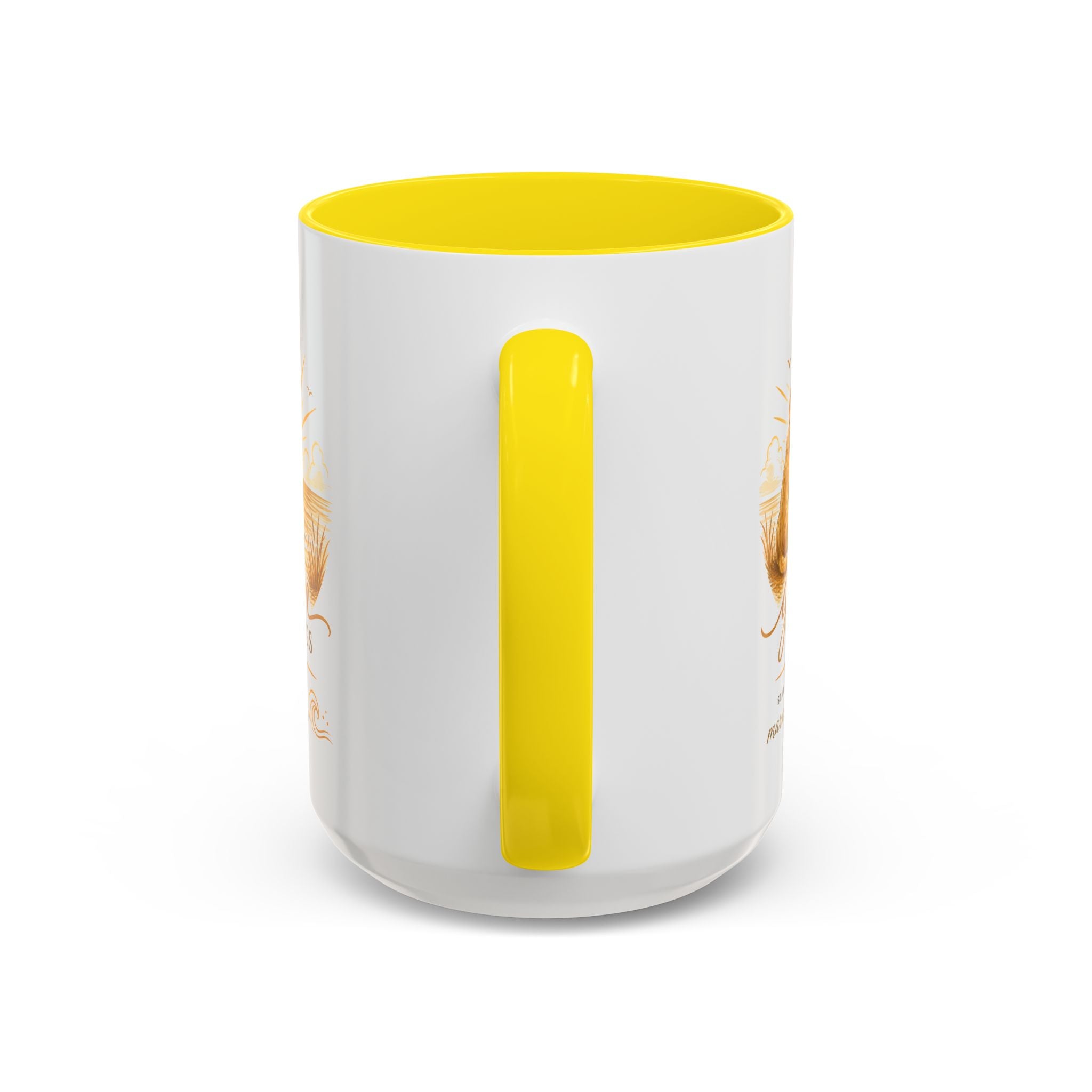 Golden Mornings Coffee Mug — Dog Sunrise Accent Mug (11/15oz)