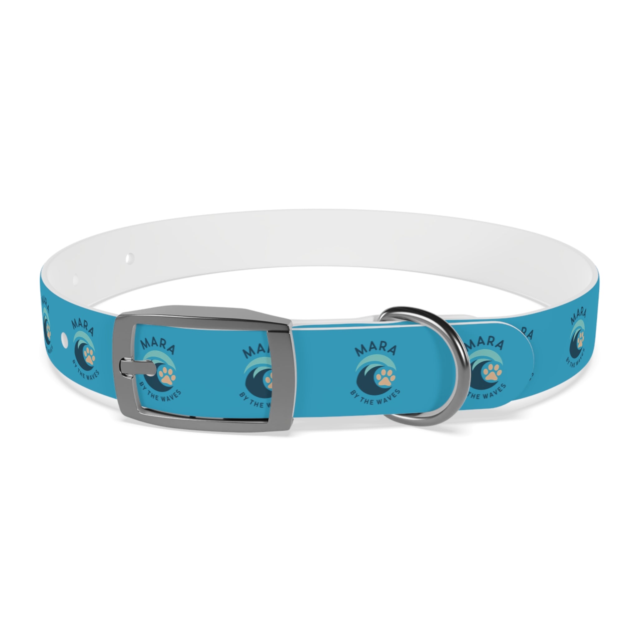 Mara by the Waves custom dog collar
