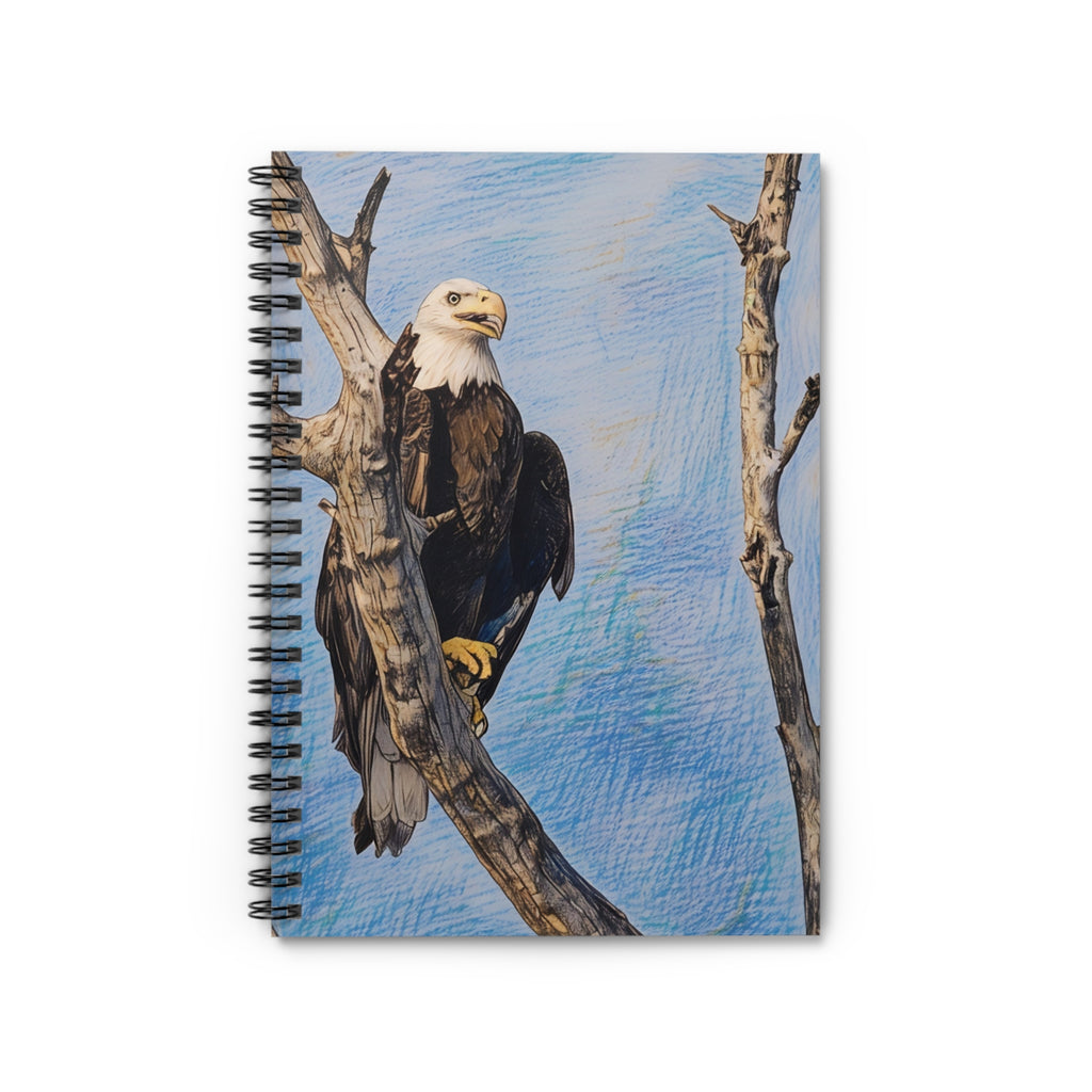 Bald Eagle Spiral Notebook Wildlife Journal (Ruled)