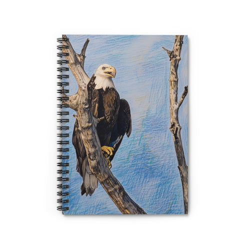 Bald Eagle Spiral Notebook Wildlife Journal (Ruled)