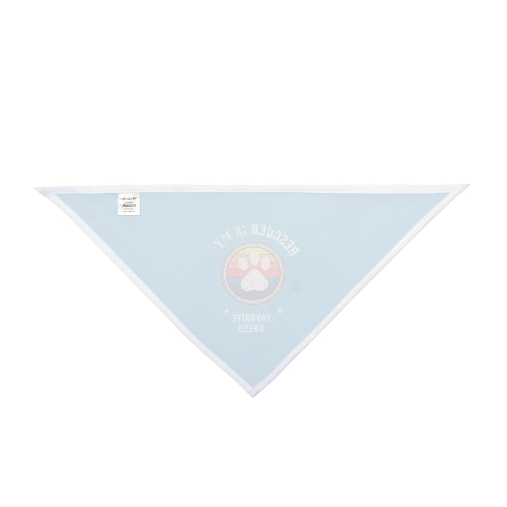 Pet Bandana - Rescued is my favorite breed